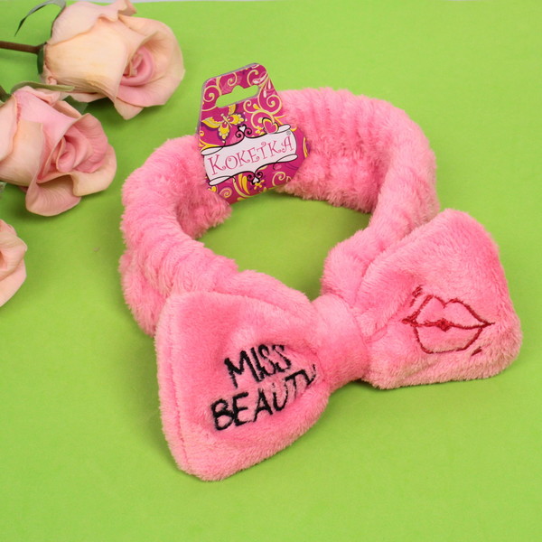Повязка на голову "Кокетка - Miss Beauty", микс 4 цвета, 6,5*16см