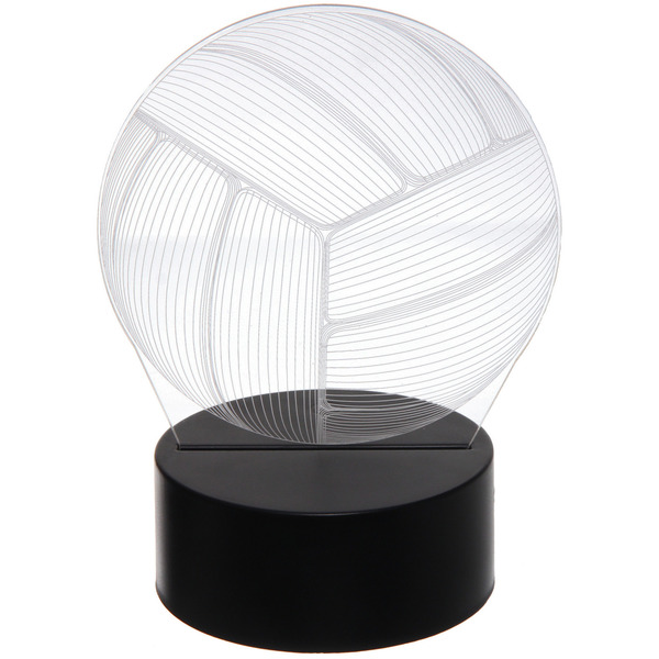 Светильник ночник "3D-Мяч" на пластиковой подставке, с включателем USB