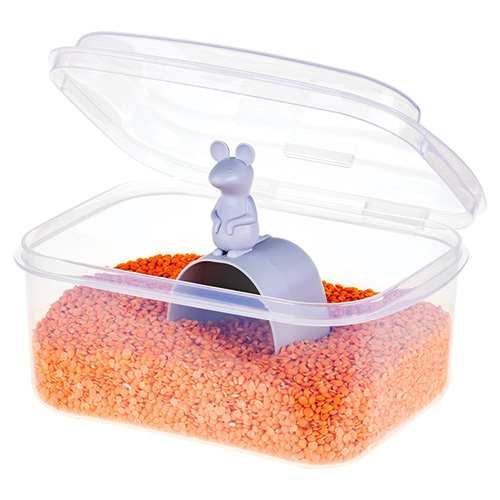 Контейнер для муки 2.3 л IDEA М 1182, прозрачный