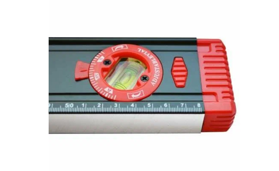 Уровень строительный "Монтажник", усиленный магнитный с поворотным глазком 800 мм