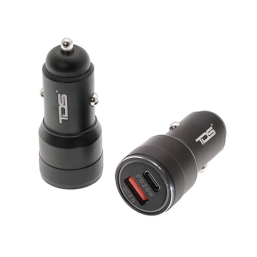 Зарядное устройство авто USB TDS TS-CAU55 + кабель Type-C 1.2м (PD20W+QC3.0, 3000mA), черный Зарядное устройство авто USB TDS TS-CAU55 + кабель Type-C 1.2м (PD20W+QC3.0, 3000mA), черный