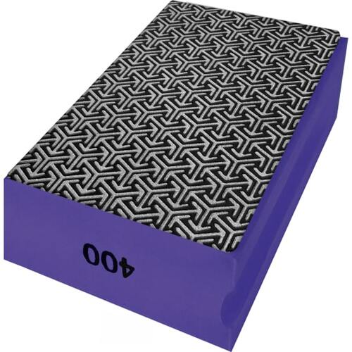 Губка алмазная гальваническая шлифовальная 90х55 мм р400, vertextools 90-55-400