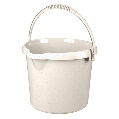 Ведро круглое 12 л Malta 221209727/04, бежевый флэк