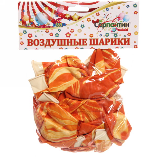 Воздушные шары "Мираж" 25шт 12"/30см желтый