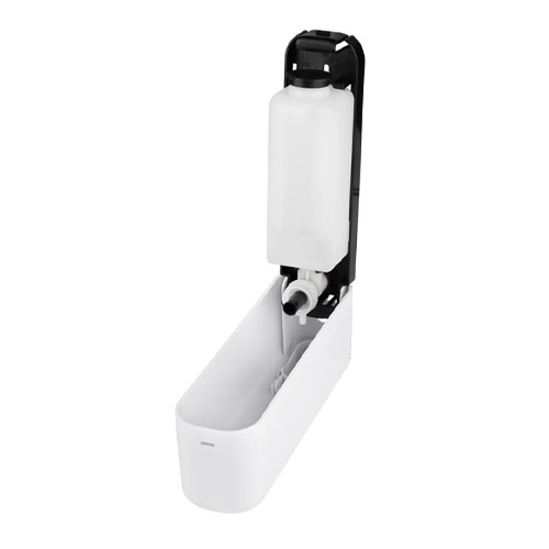 Диспенсер для жидкого мыла нажимной настенный B0922, белый