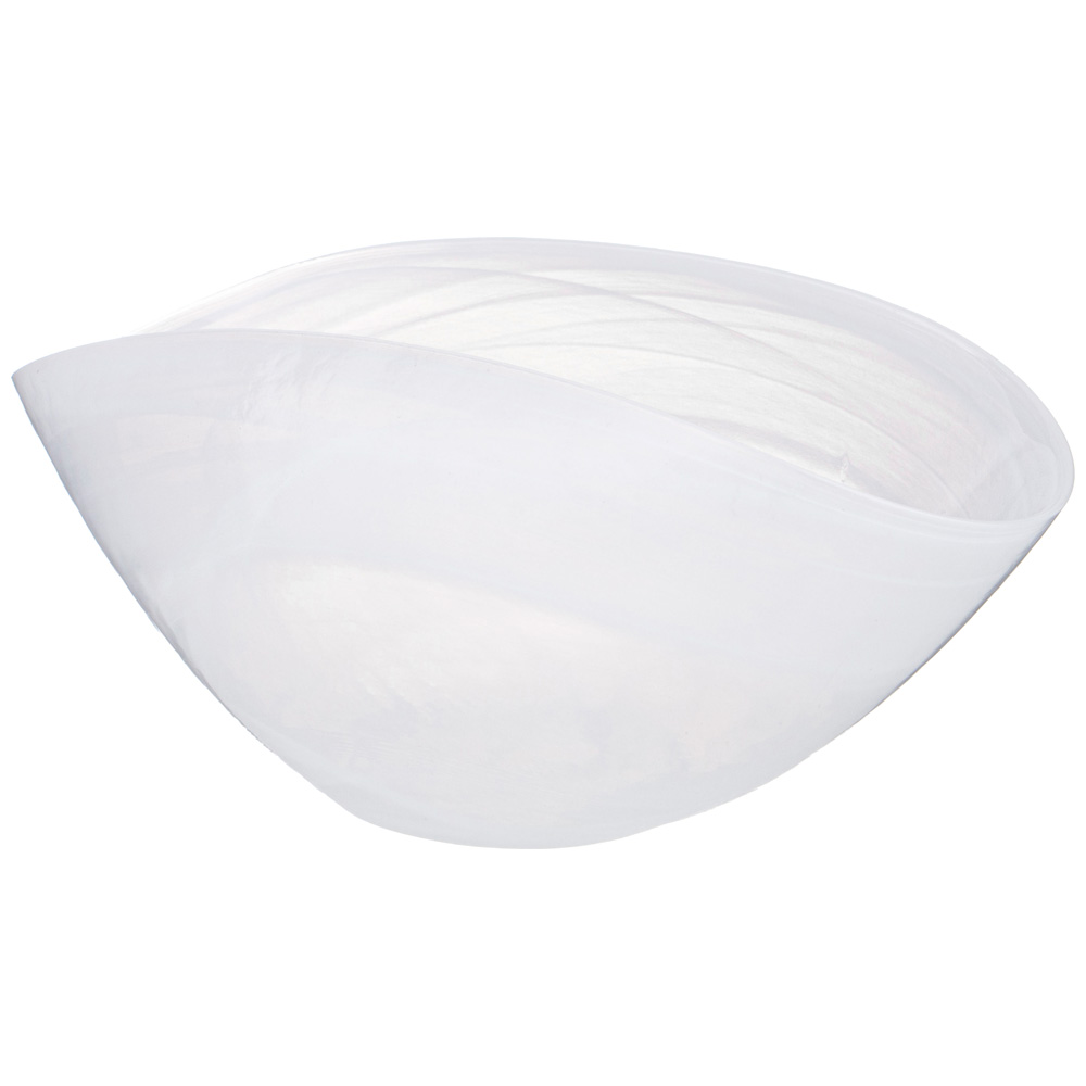 БЛЮДО, MURANO, WHITE, 28СМ