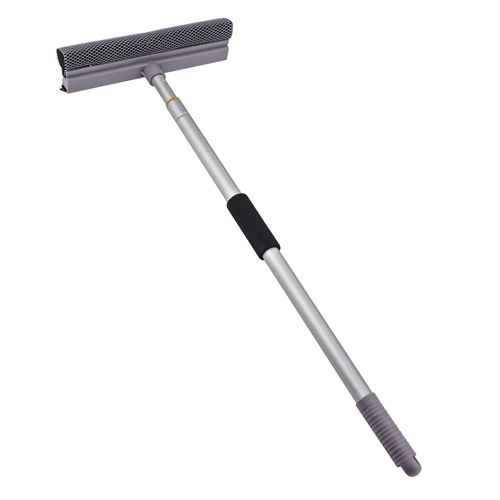 Окномойка телескопическая ручка 110см, резинка 25см, насадка поролон, 1/100