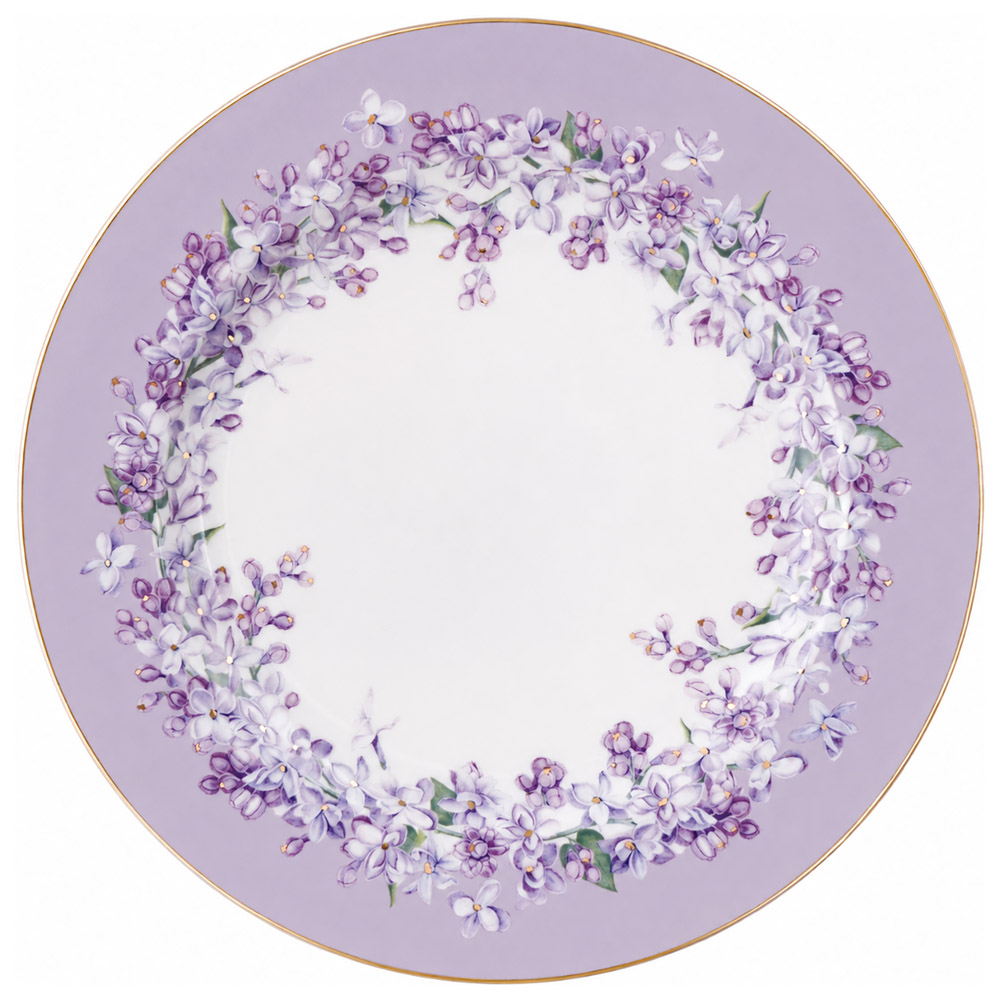 НАБОР ТАРЕЛОК ЗАКУСОЧНЫХ LEFARD  "LILAC" 4 ШТ. 20,5 СМ МИКС (КОР=12НАБ.)