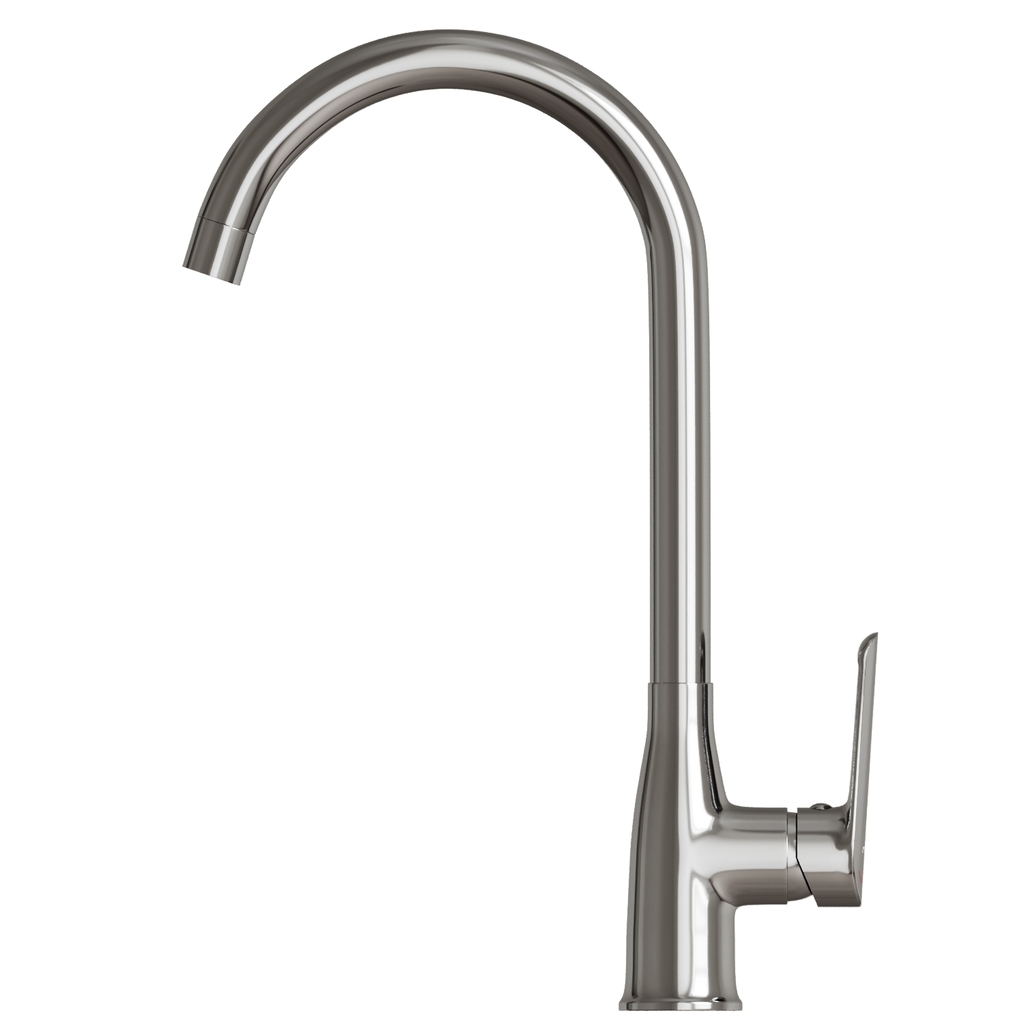 Смеситель для кухни 35k MIXLINE ML29-032 "Comfort" высокий излив боковая ручка