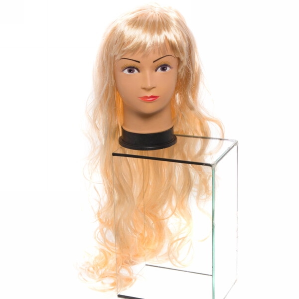 Парик карнавальный "Очарование" (волнистые локоны 90 см), Натуральный блонд