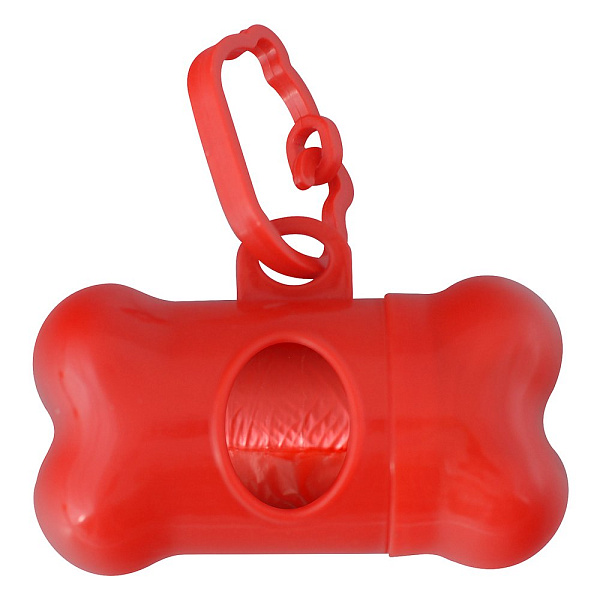 Брелок с пакетами для уборки за животными. 15 пакетов. 