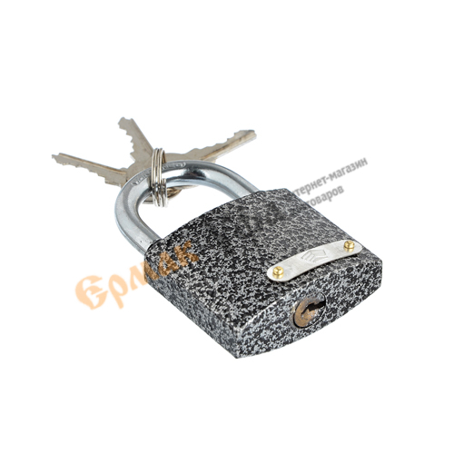 яяяЗамок навесной ЕРМАК влагонепрониц.металл 66мм (1/10/60)