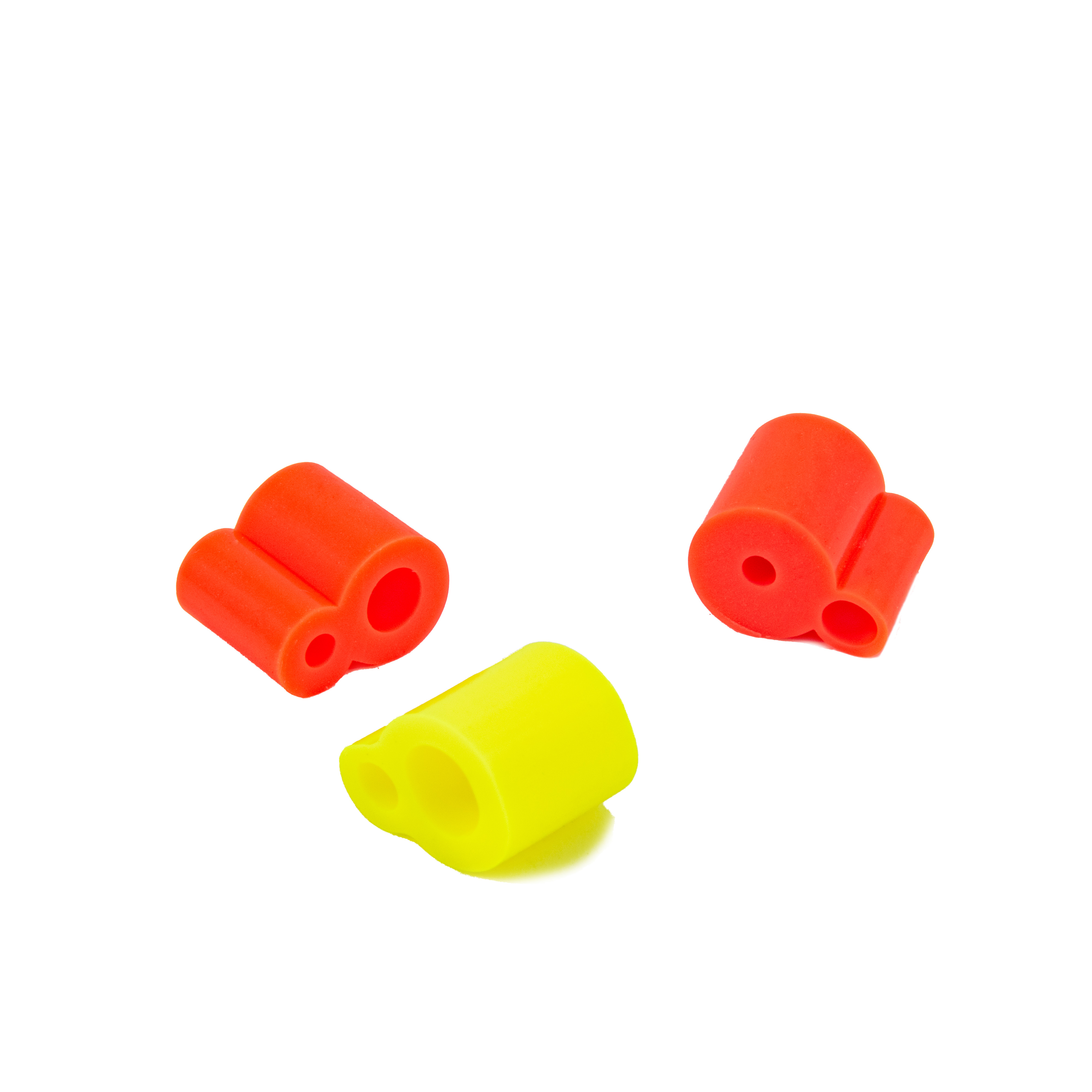 Набор силиконовых кембриков Пирс Мастер "Крепление сторожка" №1 D 2,5×1,4-3,5×2,1, цв. микс/100/