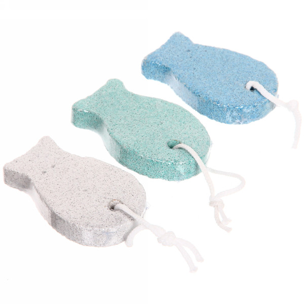 Пемза для ног "Рыбка", цвет микс, 8,5*6,5см