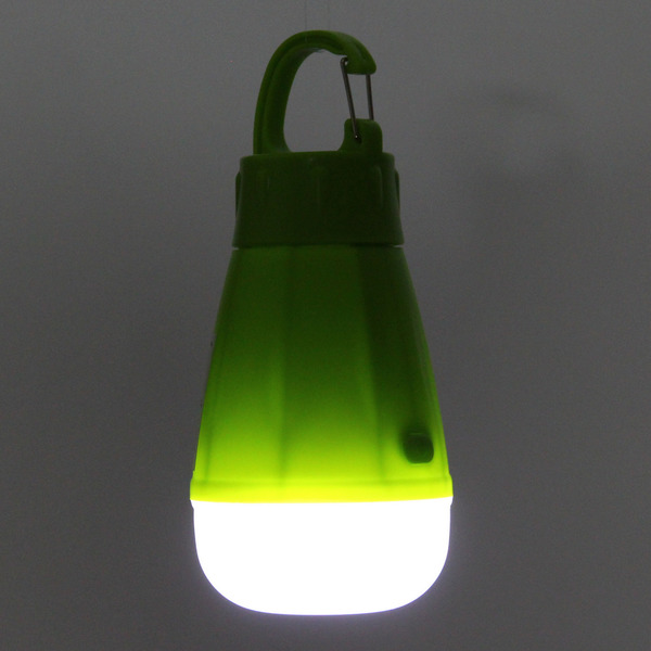 Фонарь туристический подвесной 3 режима, 3LED, 3AAA карабин 5688
