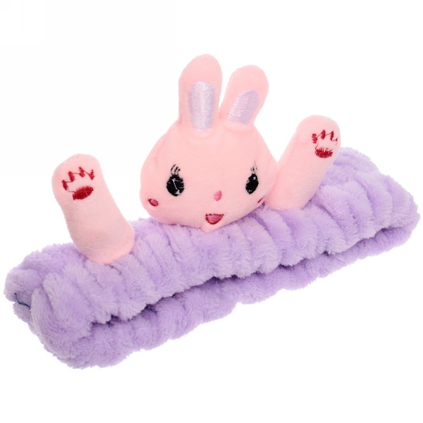 Повязка на голову "Кокетка - Bunny Kika", микс 4 цвета, 6*20 см