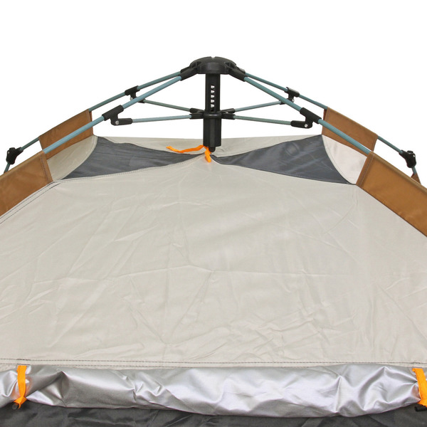 Палатка туристическая Печора-3 зонтичного типа, 240*240*155 см бежевая