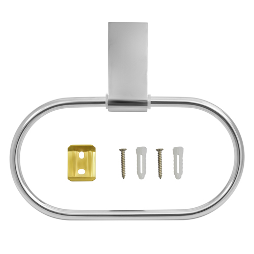 Полотенцедержатель кольцевой "Solinne" Коллекция Mirror, хром