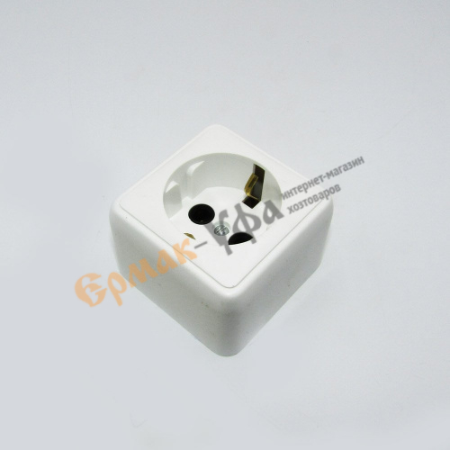 Розетка ОП 1-местн с/з РА16-004 (Горс) (5/176)