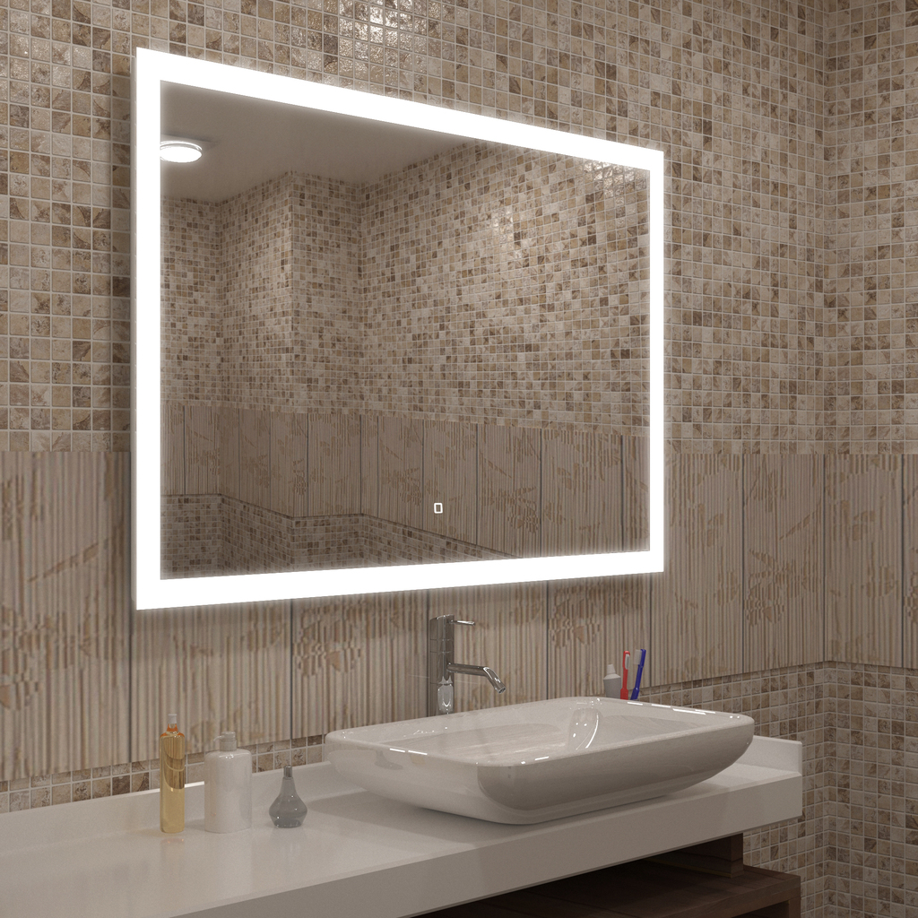 Зеркало MIXLINE "Ливия" 1200*800 сенсорный выключатель, светодиодная подстветка    НОВИНКА