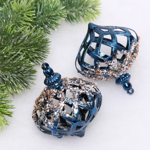Набор украшений SHINE "Magic lamp" 8,8х10,4 см (2 шт.), night blue