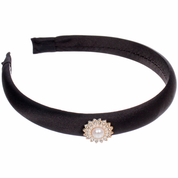 Ободок для волос "МАРЦИПАН", эдем, ширина 2см, микс 6 цветов ( в пакете с подвесом)