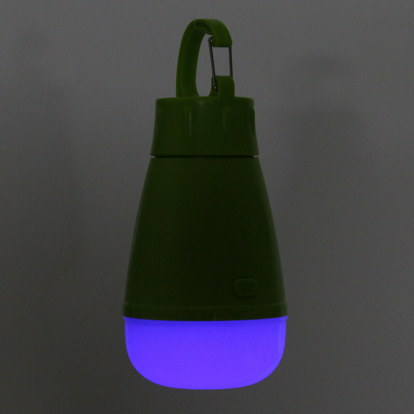 Фонарь туристический подвесной 3 режима, 3LED, 3AAA карабин 5688