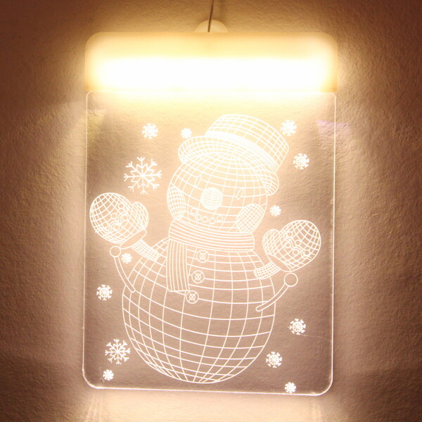 Гирлянда для дома БАХРОМА ш2,0м* в90/70см 36 ламп LED "3D Новый год",8 реж., с пультом Д/У, IP-20, Теплый белый (USB)