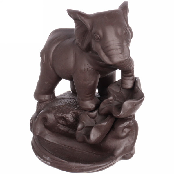 Подставка под стелющиеся благовония "Слон мудрости" 13*10*16,5см