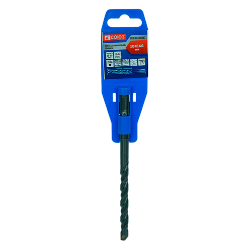 Бур SDS+ с твердосплавной напайкой, спираль S4 СОЮЗ 9019-SDS-10х160C