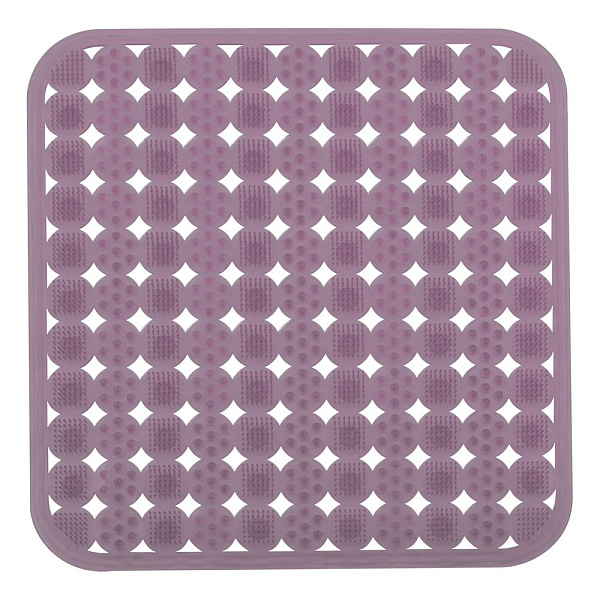 Коврик д/душа массаж 45х45 см 3цв.