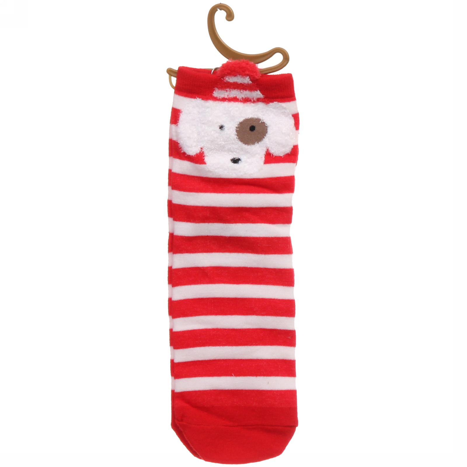 Носки женские "Новогодняя сказка ", микс 4 цвета, р-р 36-39 (крючок, пакет, стикер)