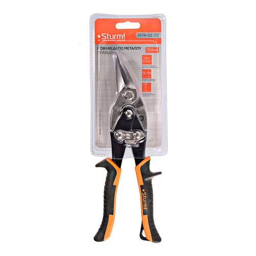 Ножницы по металлу правый рез STURM 1074-02-02