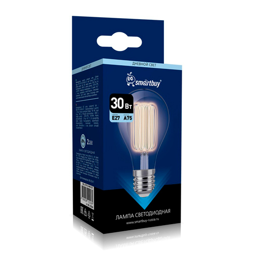 Светодиодная (LED) Лампа FIL Smartbuy-A75-30Вт/4000К/E27 (SBL-A75F-30-40K-E27)