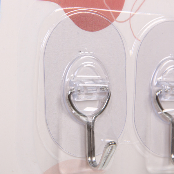 Крючки в наборе 3шт на липкой основе "БАСТОФ", форма овал, нагрузка 3кг/5,5*3,5см