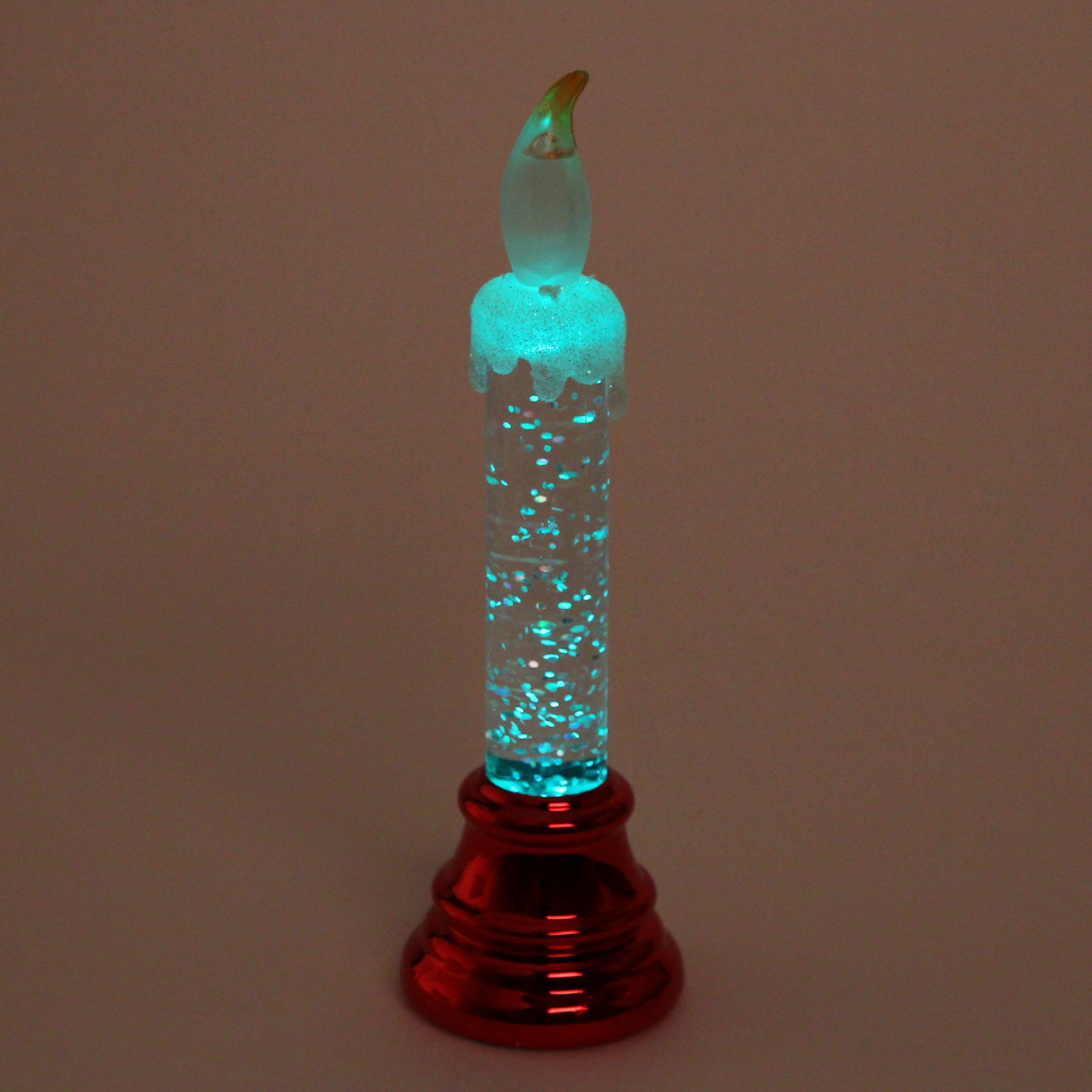 Сувенир с подсветкой "Свеча пламенная" 17*5 см, Красный