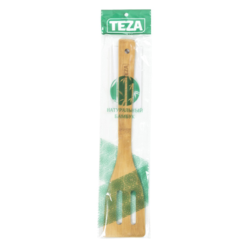 Лопатка с прорезями TEZA 30 см, бамбук