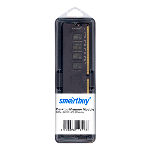 Модуль памяти Smartbuy DDR4 UDIMM 16GB 3200MHz CL18 XMP