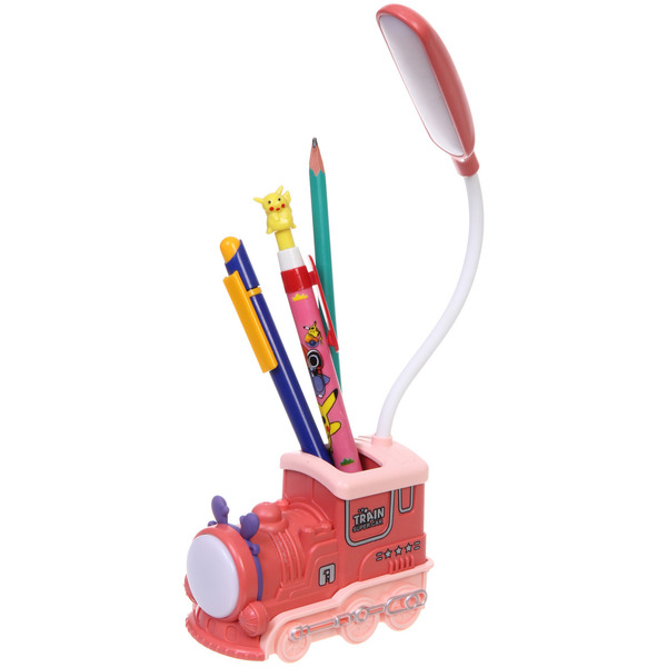 Настольная лампа "Sweet - Паровоз" LED 10*5*21 см, USB 5v 3w, Коралловый