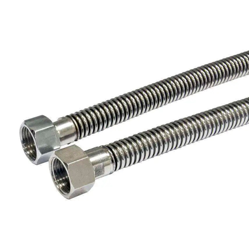 Подводка для газа сильфонная 3/4" вн-вн 100 см AQUALINK 07036