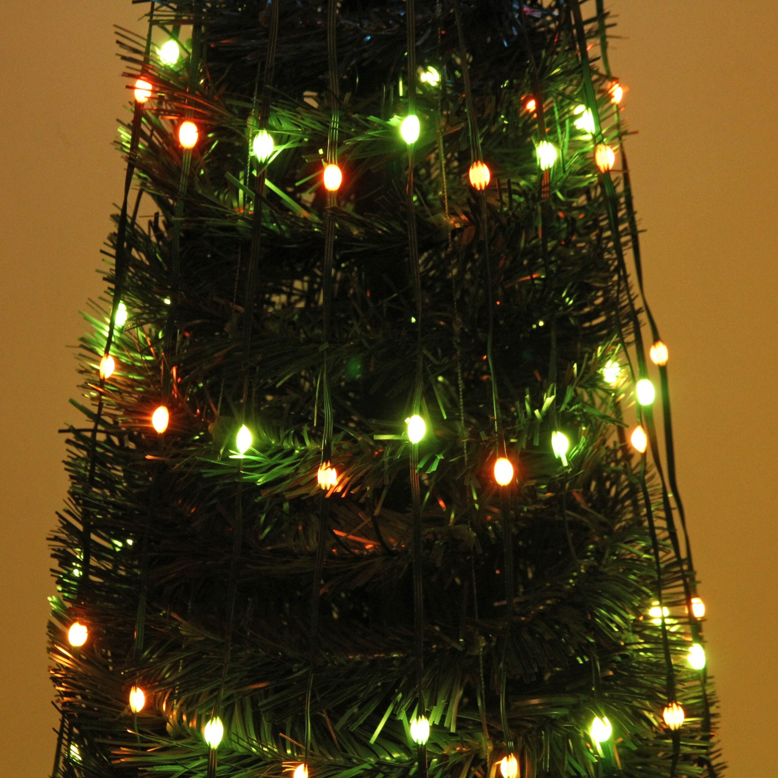 Елка с гирляндой "Ёлка" в1,8 м, d-0,6 м 17 линий 272 лампы LED, зелен. пров, более 8 реж,IP-20, RGB