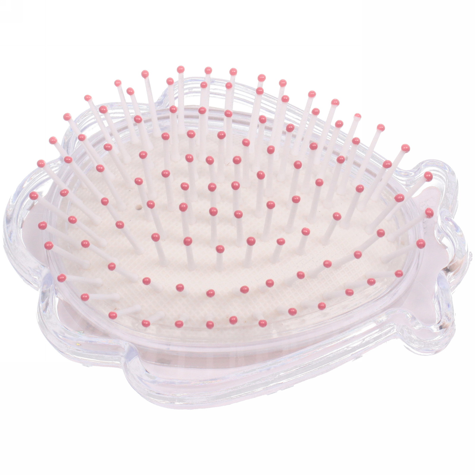 Расческа массажная детская "Seashell - Котик Луи", 9*11 см (коробка PVC)