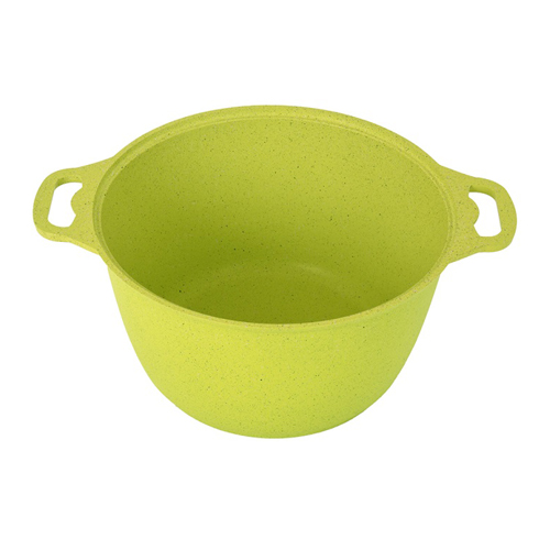 Кастрюля Kukmara 6 л со стеклянной крышкой, антипригарное покрытие "Trendy style", lime