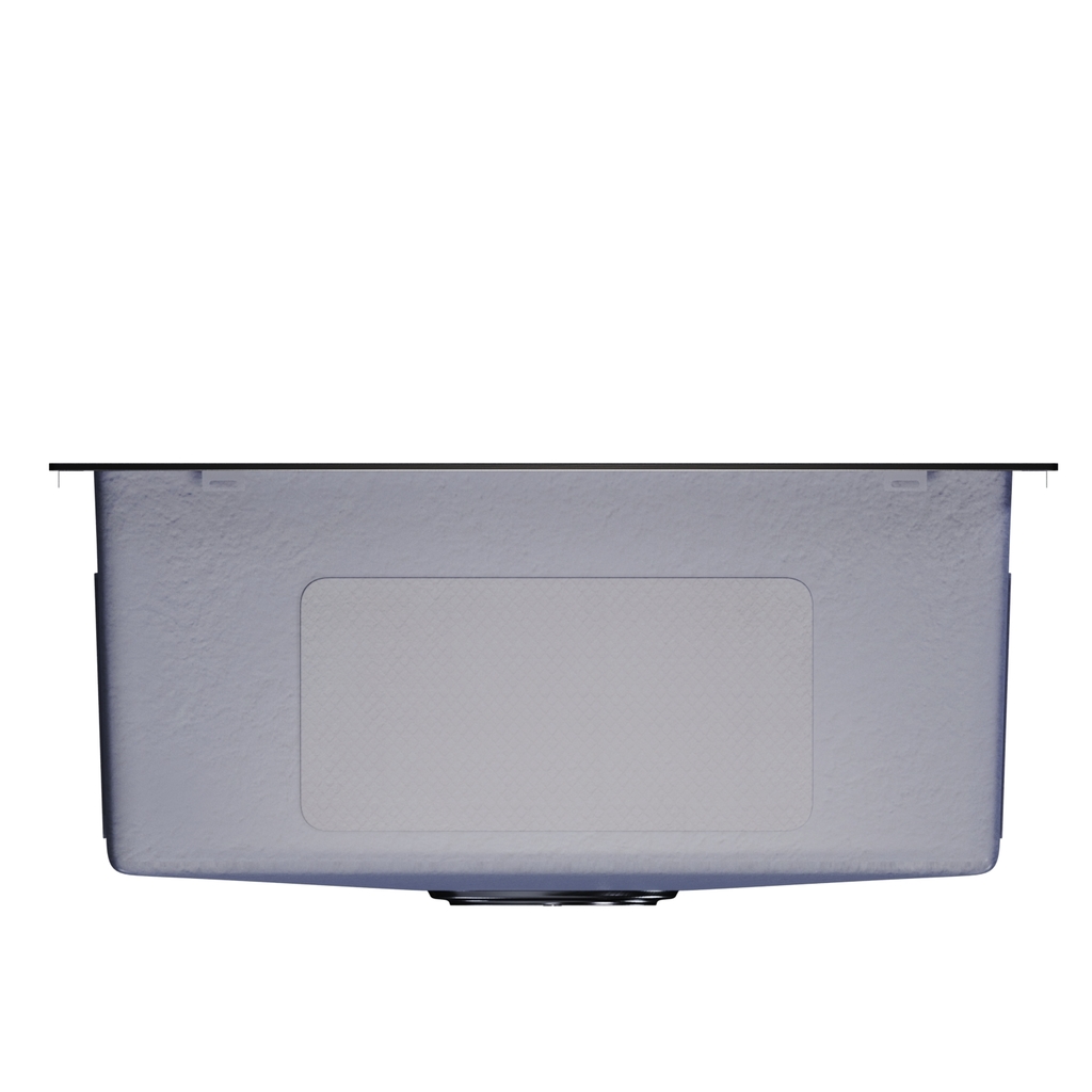Мойка подст.монтаж 45х45, 3, 0 вып 3 1/2 MIXLINE PRO 20см с сифоном, черный графит