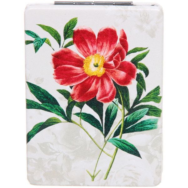 Зеркало косметическое двойное "ФРАТЕЛЛИ", циния, 6*8,5см (пакет с подвесом)