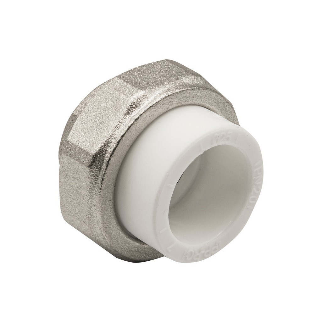 Муфта комб. разъемная, вн 25х3/4" EVER® plast БЕЛЫЙ (Россия)