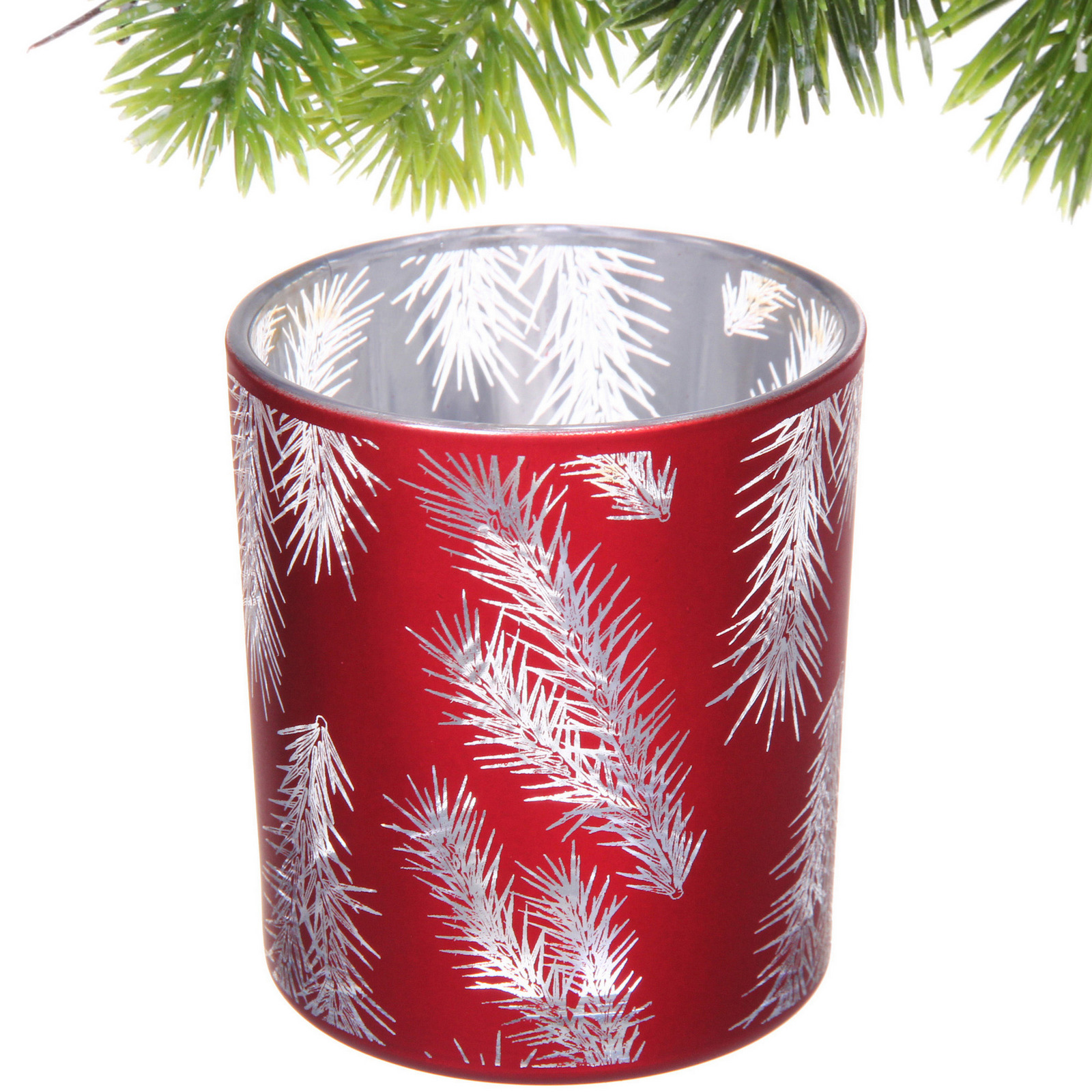 Подсвечник "Волшебная ветвь" 7*7,8 см, Красный