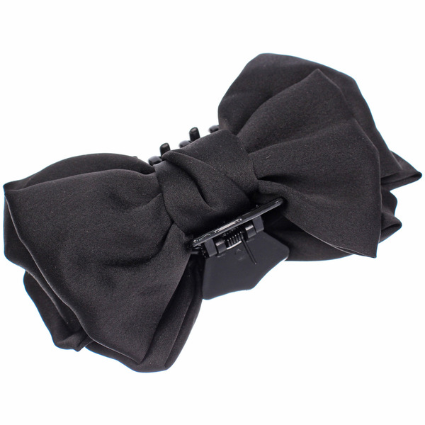 Заколка-краб для волос "ПЕРСЕЯ", цвет черный, 14,5*9см (блистер Кокетка)