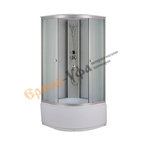 Душевая кабина 100*100*215см ВМ 820 выс.поддон, перед.ст- матовые, задние ст- матовые (1/1)