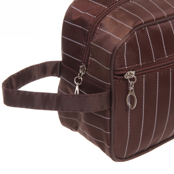 Косметичка "Classic style", цвет коричневый, 25*15*9см